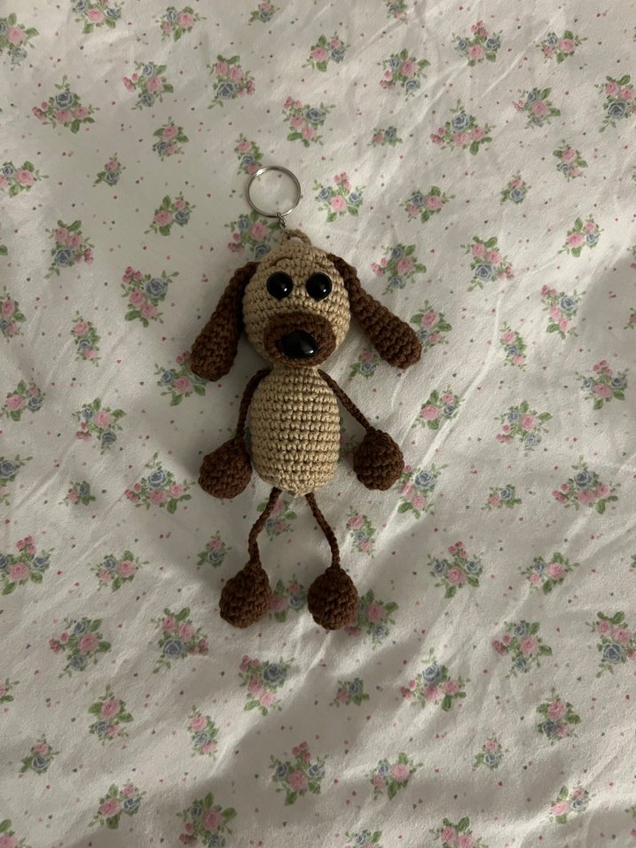 Köpek Amigurumi Anahtarlık - Görsel 4