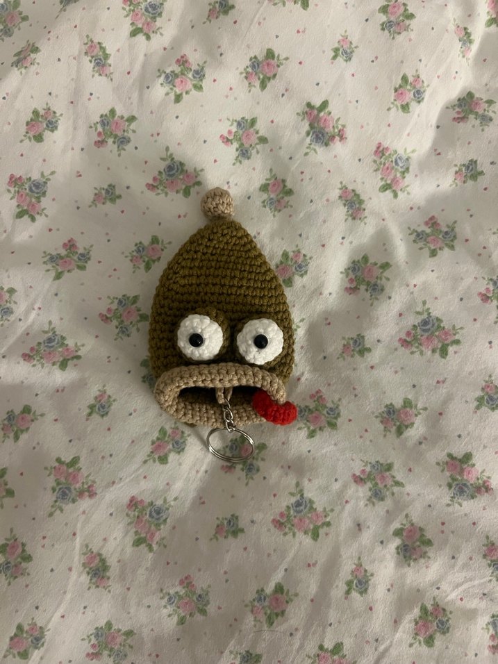 Çirkin Kurbağa Amigurumi Anahtarlıklar - Görsel 2