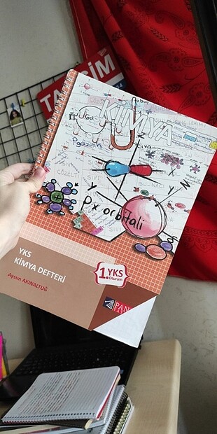 Pendül yayınları kimya defteri 93 sayfa tyt yks tyt kimya defter