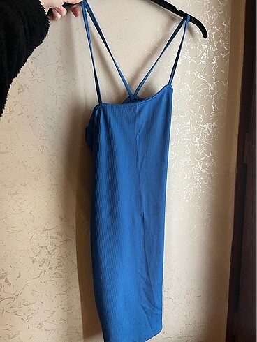 Zara Grimelange elbise yandan askılı