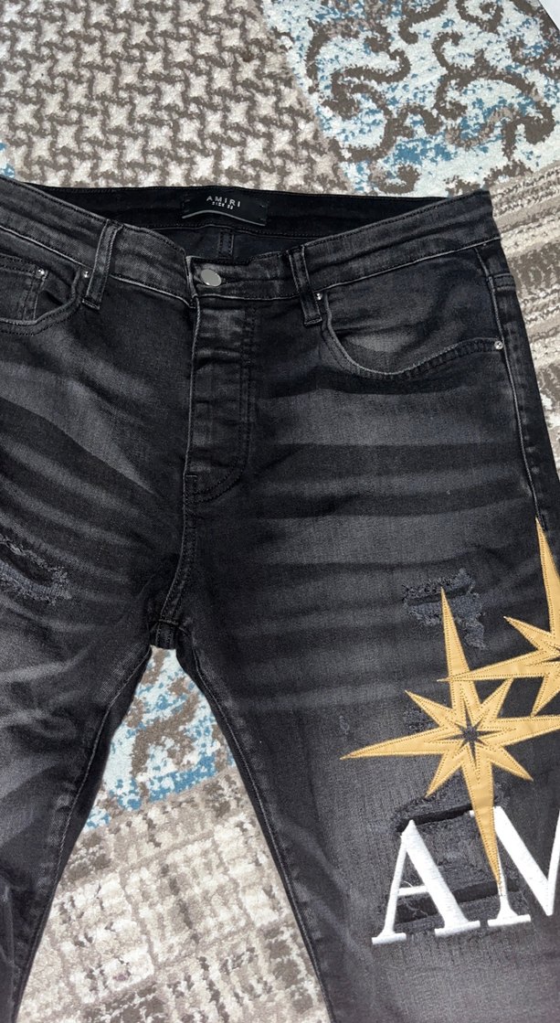 Amiri kot pantolon - Görsel 4