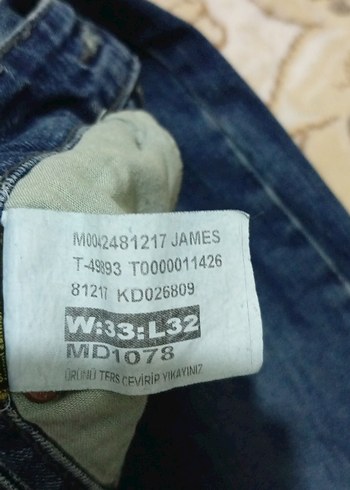 Erkek kot pantolon - Görsel 7