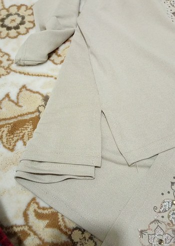 İnci İşlemeli Beyaz Uzun Kadın Hırka - Görsel 9