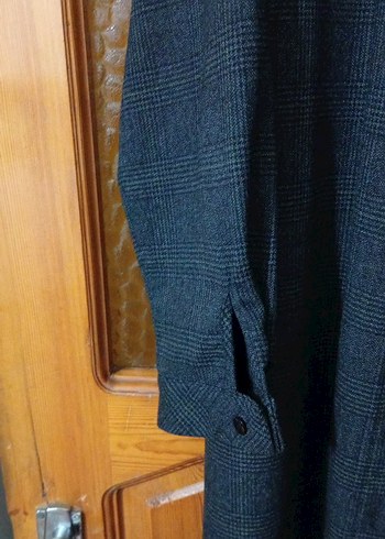 Gri Düğmeli Kadın kap gömlek - Görsel 4