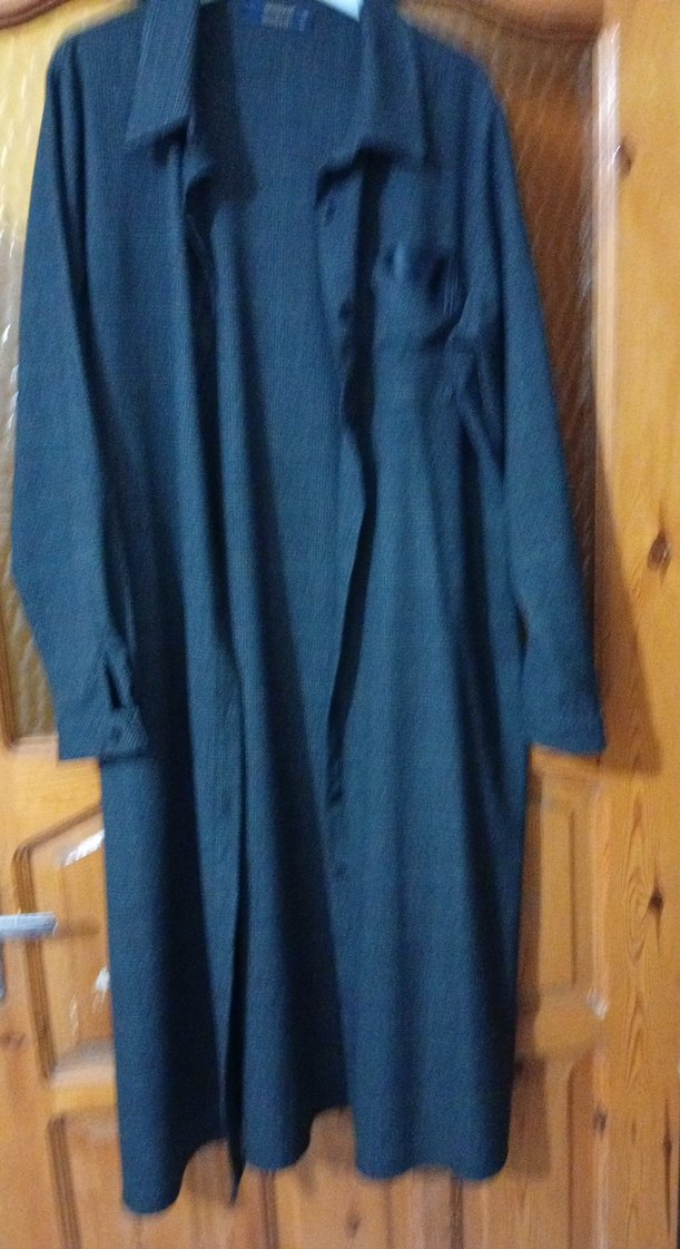 Gri Düğmeli Kadın kap gömlek - Görsel 5