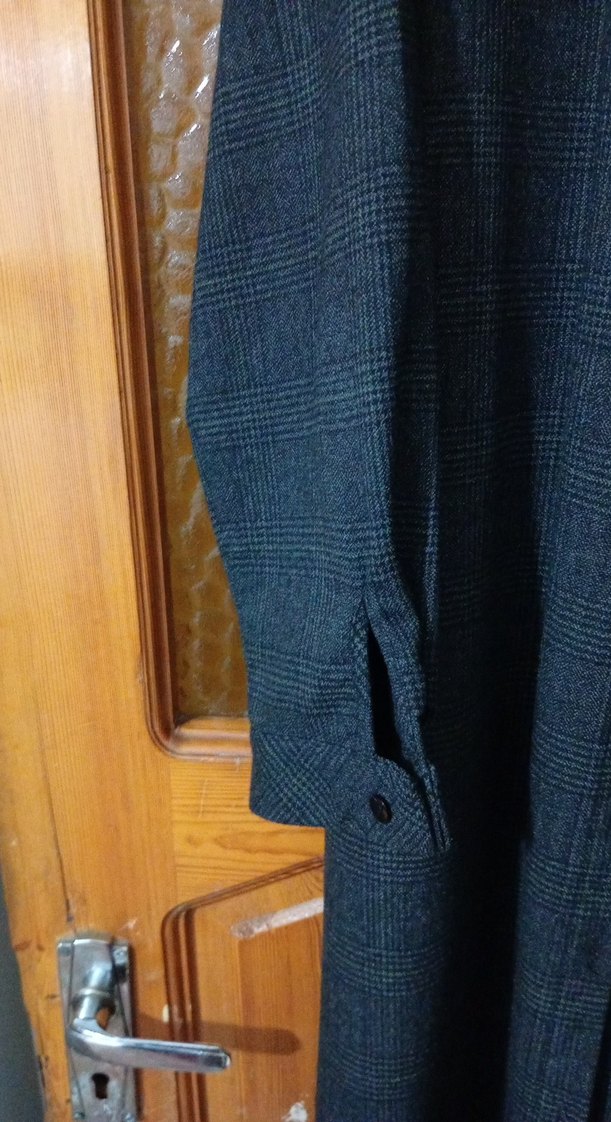 Gri Düğmeli Kadın kap gömlek - Görsel 4