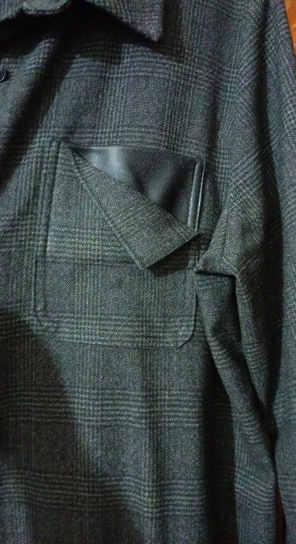 Gri Düğmeli Kadın kap gömlek - Görsel 2