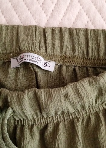 Kadın Haki salaş pantolon - Görsel 2