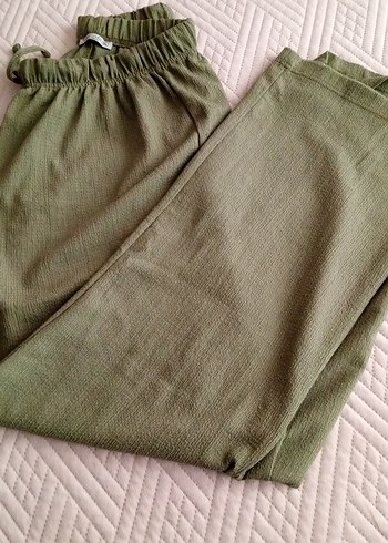 Kadın Haki salaş pantolon - Görsel 4