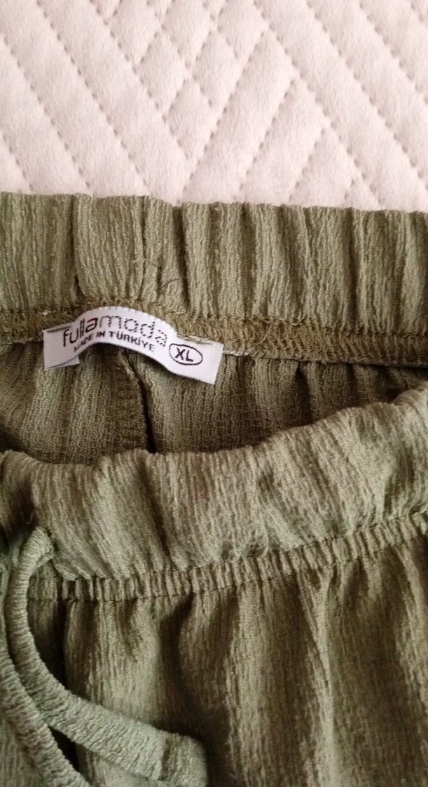 Kadın Haki salaş pantolon - Görsel 2