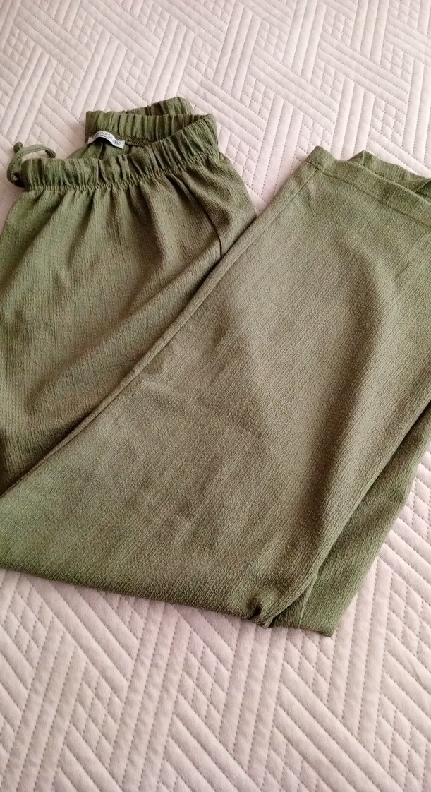 Kadın Haki salaş pantolon - Görsel 4