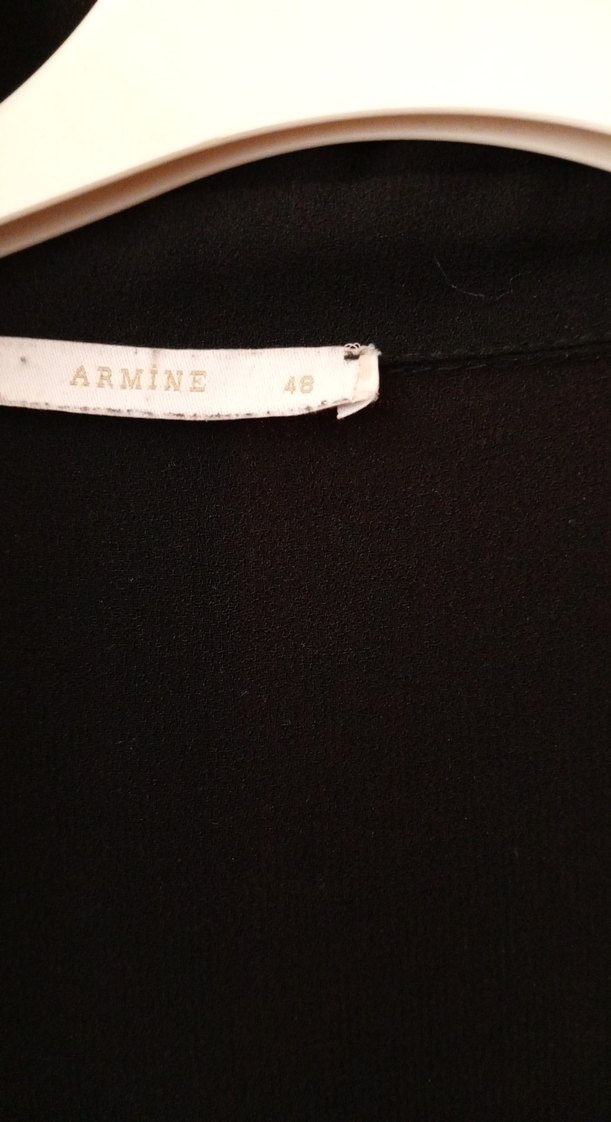 Uzun Kollu Siyah Düğmeli Gotik Kadın gömlek - Görsel 3