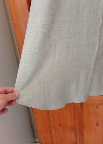 Gri Düğmeli bayan gömlek tunik - Görsel 7