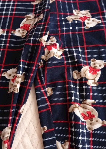 Renkli Desenli Kadın Pijama Altı - Görsel 3