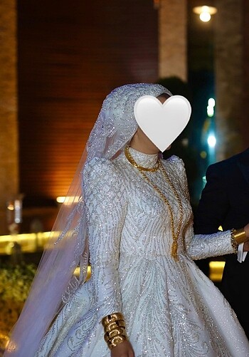 Kasnak işi gelinlik