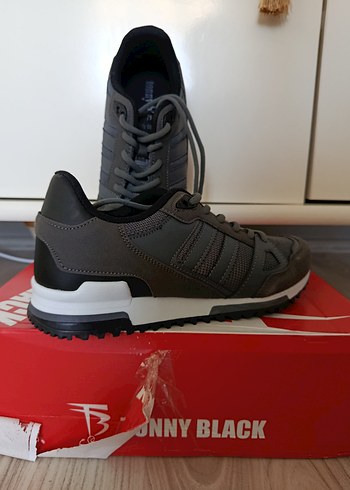 Tony black unisex spor ayakkabı