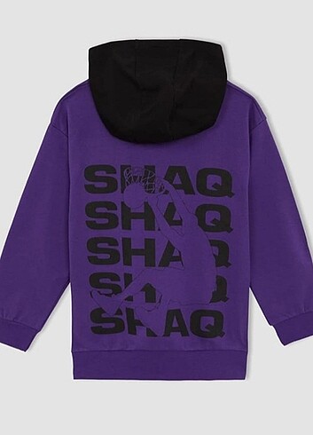 9 Yaş Beden mor Renk DEFACTO, SHAQ LİSANSLI SWEATSHIRT