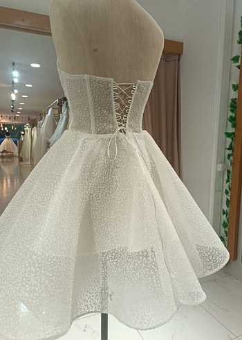 38 Beden beyaz Renk after Bride bekarlığa veda partisi elbise
