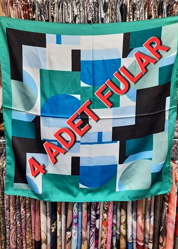 4 ADET Saten Fular
