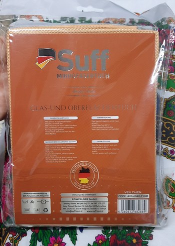Diğer Orijinal Suff 3lü Mikrofiber cam bezi