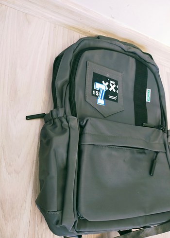 Gri Baskılı Sokak Stili Kadın Sırt Çantası - Görsel 7