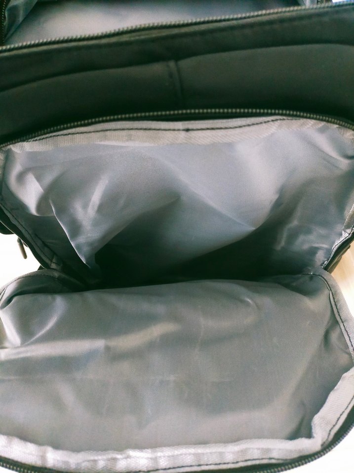 Gri Baskılı Sokak Stili Kadın Sırt Çantası - Görsel 4