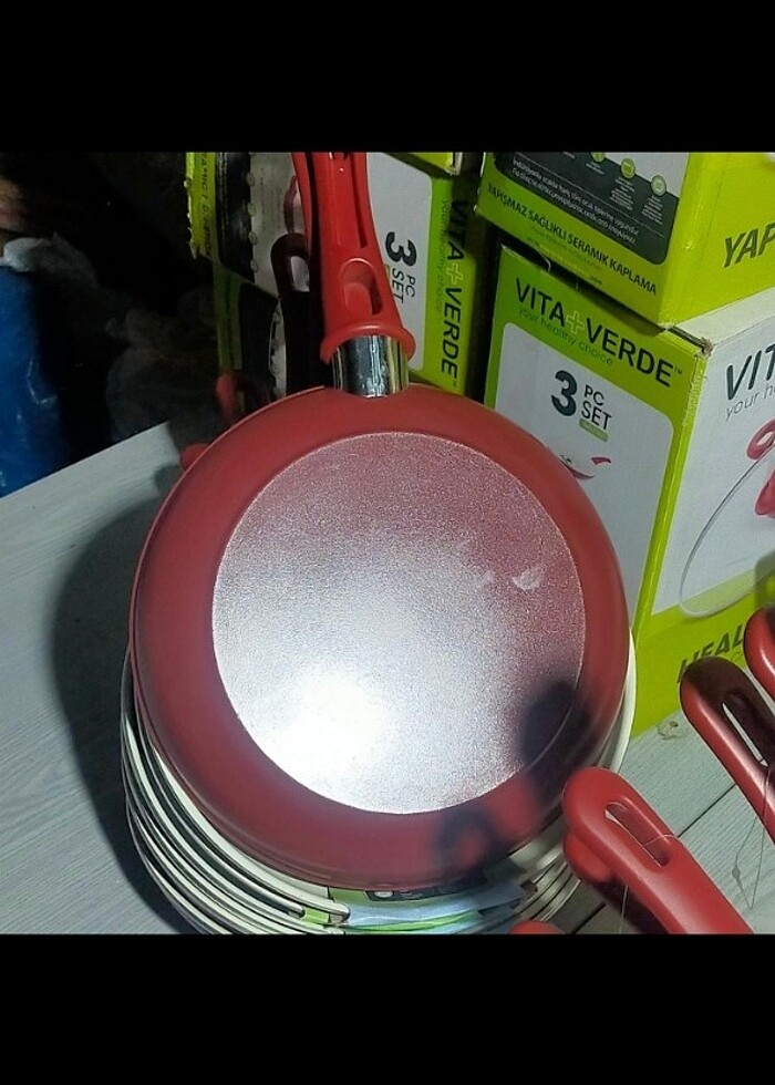 Seramik TAVA . Vita Verda 24 cm defolu - Görsel 2