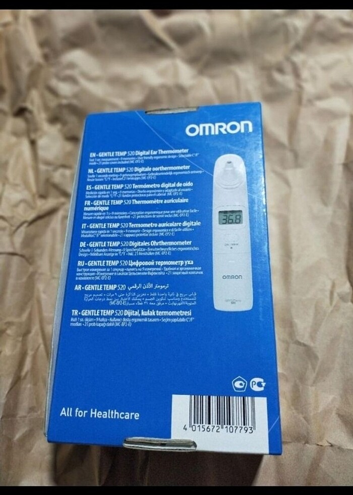 Ateş ölçer omron gentle temp 520 - Görsel 2