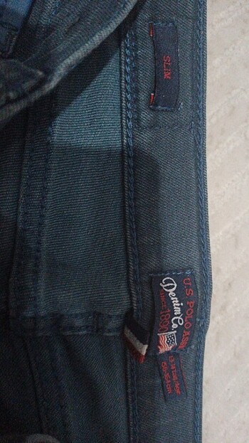 13-14 Yaş Beden haki Renk Polo kot pantalon