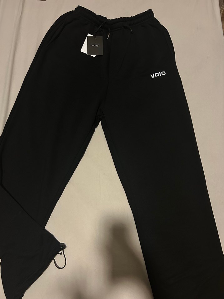 Siyah Rahat Kesim Kadın Eşofman Altı void orijinal - Görsel 2