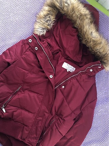 Zara kürklü mont