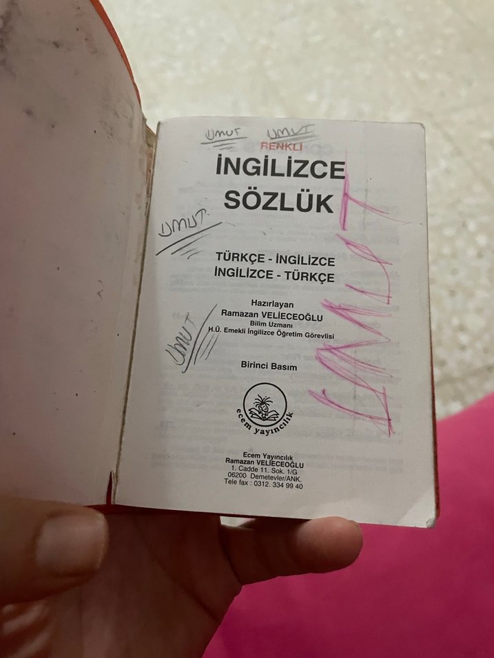 Renkli İngilizce-Türkçe Sözlük - Görsel 3