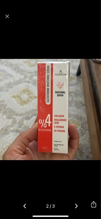 Harem Harrem beyazlatıcı serum
