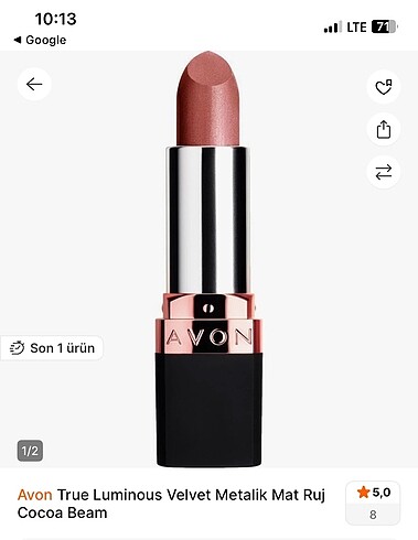 Avon Cocoa beam metalik ruj