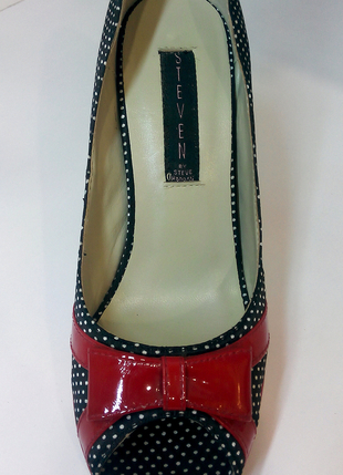 38 Beden siyah Renk Çok Şık Peep Toe Stiletto