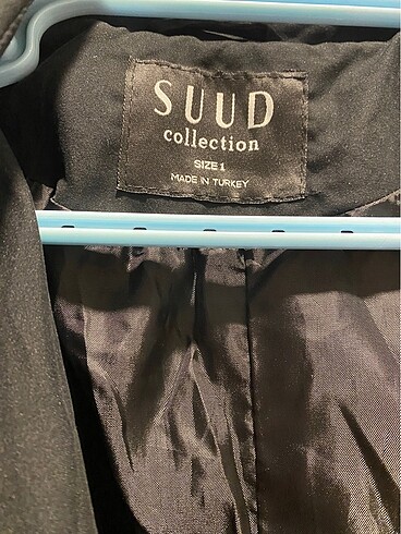 s Beden siyah Renk Suud kadın trençkot
