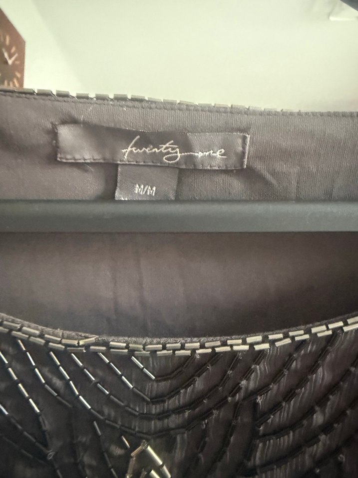 Gri Nakışlı Boncuklu Kadın elbise - Görsel 5