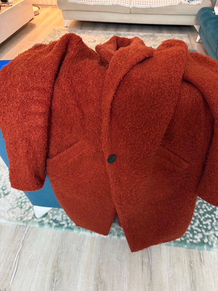 Kiremit rengi Peluş Kaban - Görsel 3