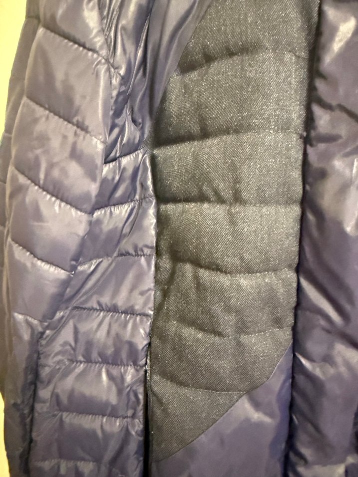 Lacivert Midi Kadın Mont - Görsel 2