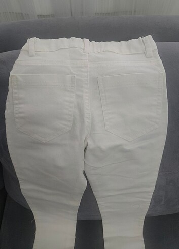 Beyaz çocuk pantolon 