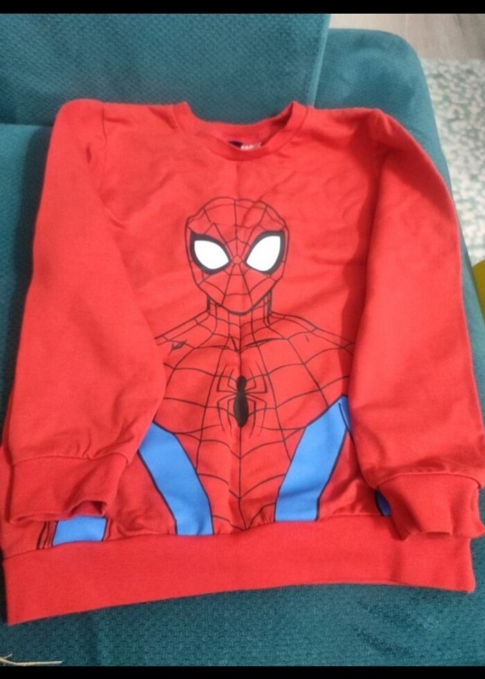 #erkek çocuk sweatshirt #spiderman sweatshirt  - Görsel 2