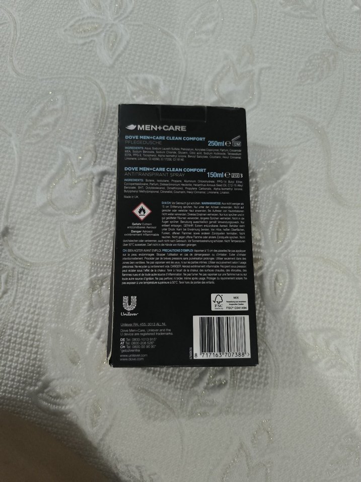 Dove Erkek duş jeli deodorant seti - Görsel 5