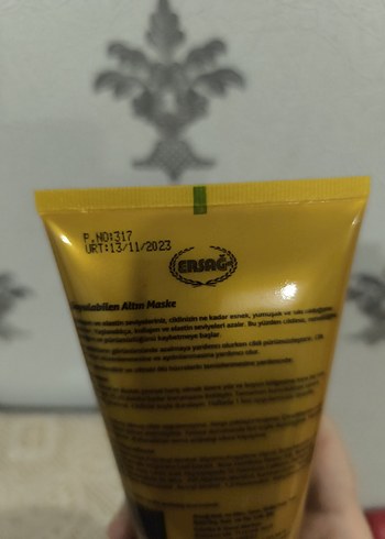 Altın Maske - Soyulabilir Yaşlanma Karşıtı Maske - Görsel 7