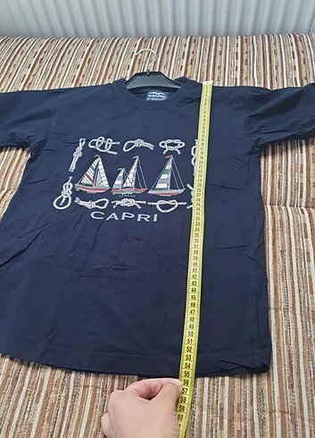 xs Beden çeşitli Renk Deniz, yelken baskılı t-shirt