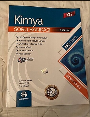 Bilgi Sarmal yayınları ayt kimya soru bankası