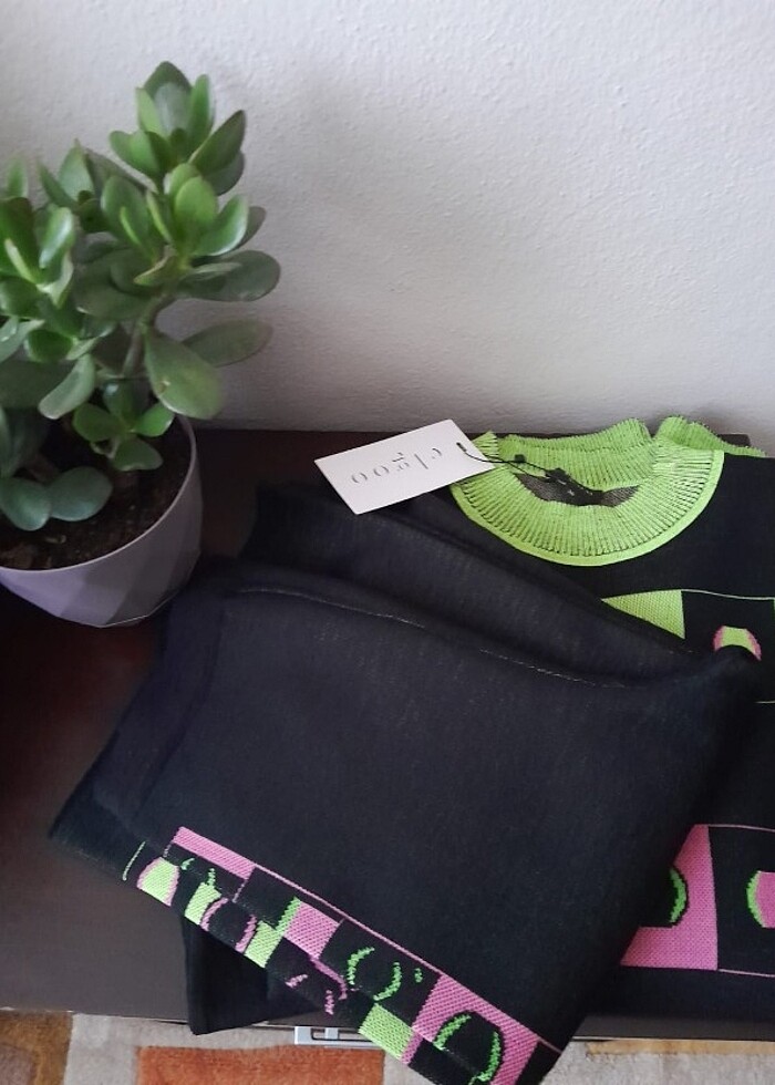 İkili triko takim S beden  - Görsel 5