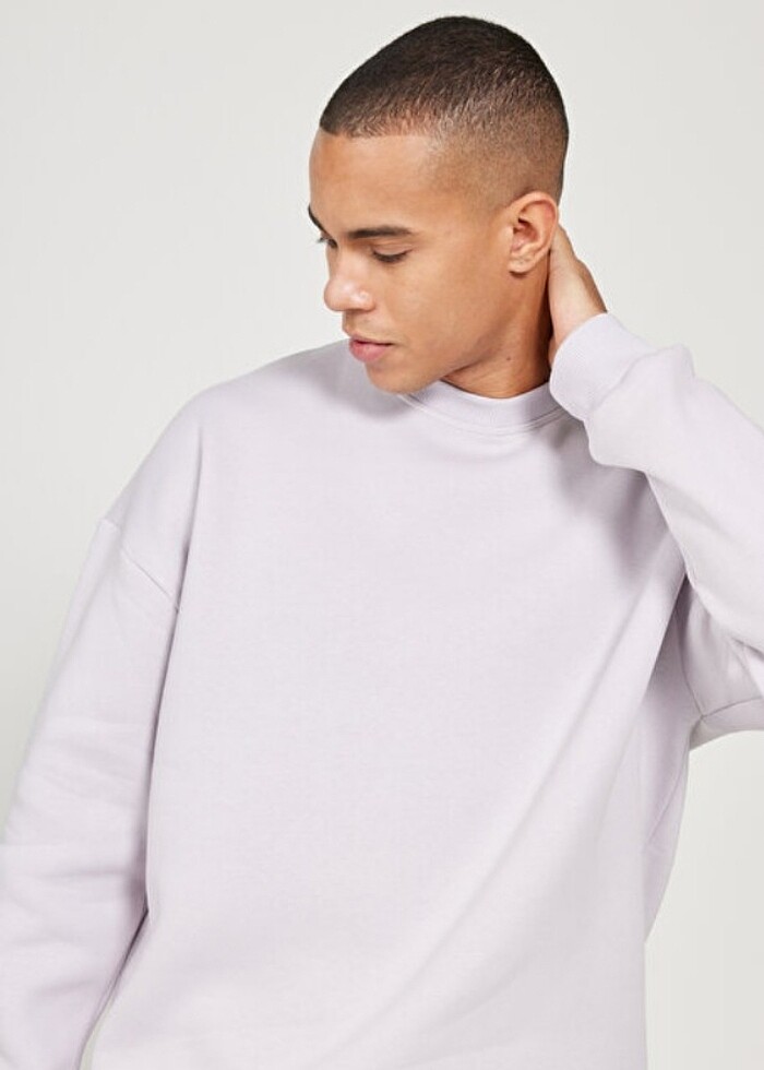 Oversize Bol Kesim Sweatshirt - Görsel 4