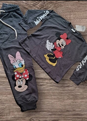 Zara Minnie Mouse Alt Üst Takım 