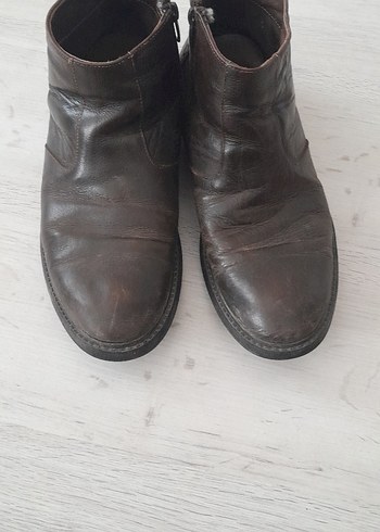 Kahverengi Deri Erkek Botları - Görsel 7