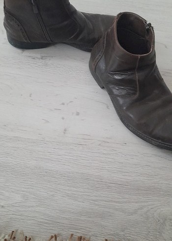 Kahverengi Deri Erkek Botları - Görsel 8